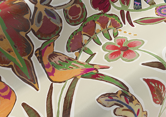 Bangalore Faux Silk, Maroon - Roman Blind - Image 4